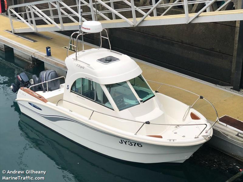 lesprit (Pleasure craft) - IMO , MMSI 235024805, Call Sign MHHE9 under the flag of United Kingdom (UK)