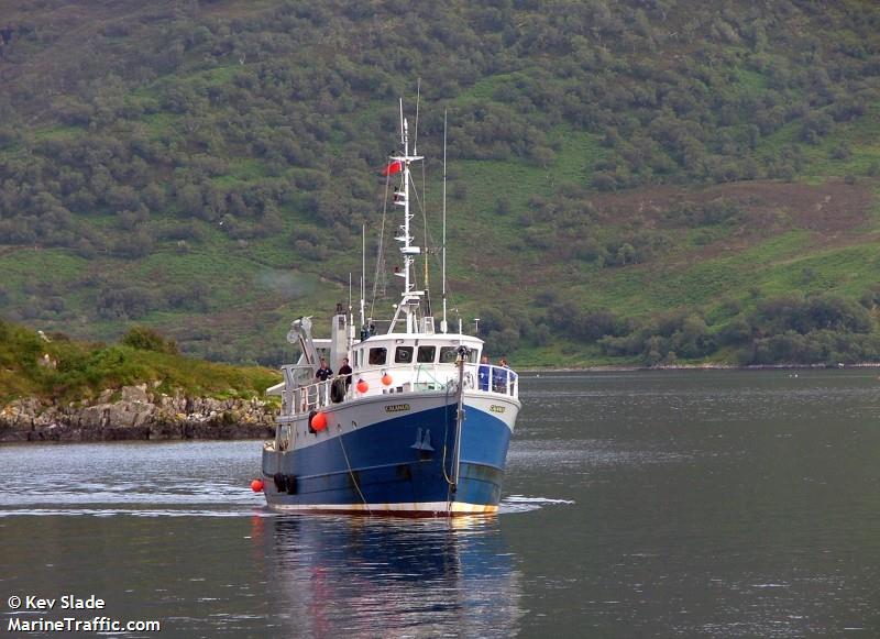 rv calanus (Dredging or UW ops) - IMO , MMSI 235050871, Call Sign GBJK under the flag of United Kingdom (UK)