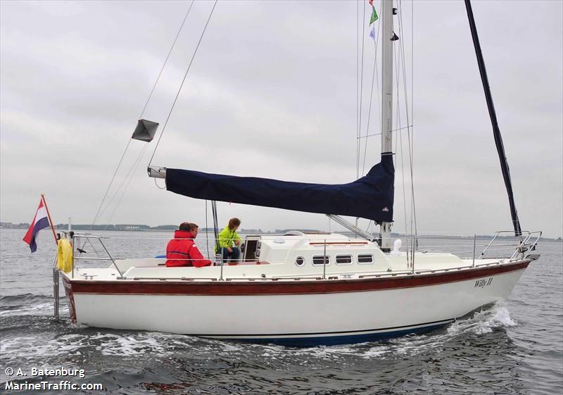 willy ii (Sailing vessel) - IMO , MMSI 244020175, Call Sign PH9994 under the flag of Netherlands