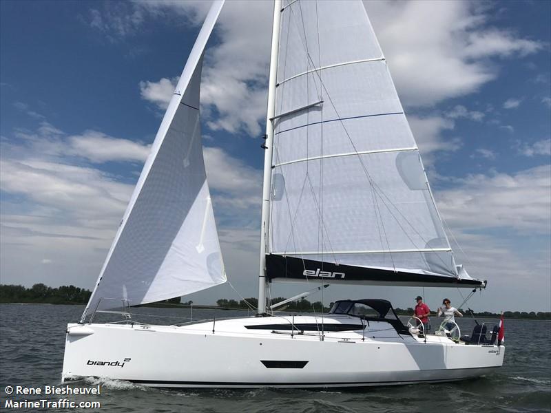brandy2 (Sailing vessel) - IMO , MMSI 244170857, Call Sign PE4449 under the flag of Netherlands
