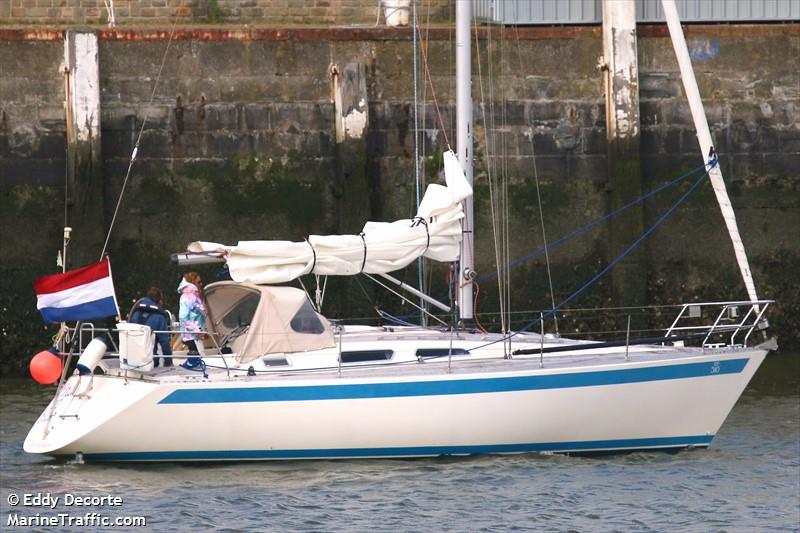 s.y. kind of blue (Sailing vessel) - IMO , MMSI 244790381, Call Sign PI6707 under the flag of Netherlands