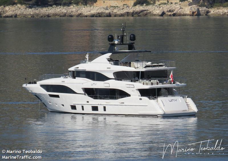 my uny (Pleasure craft) - IMO , MMSI 256001259, Call Sign 9HB7072 under the flag of Malta