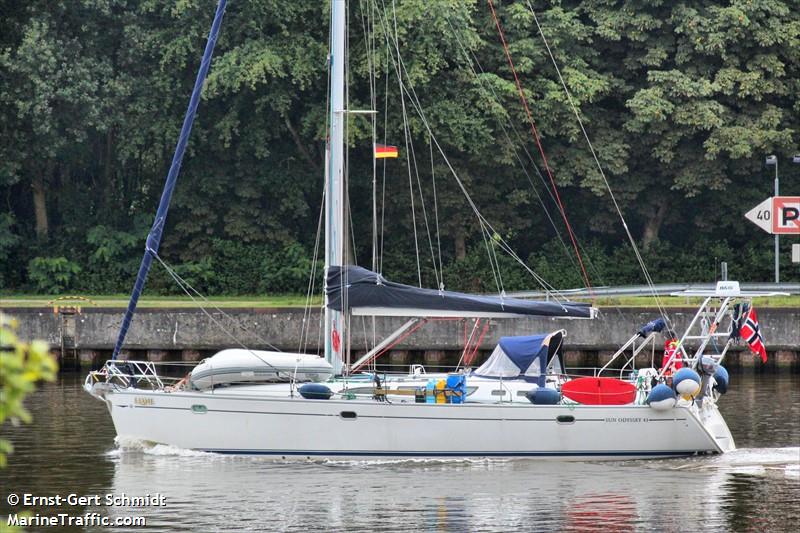 elane (Sailing vessel) - IMO , MMSI 257115370, Call Sign LK7460 under the flag of Norway