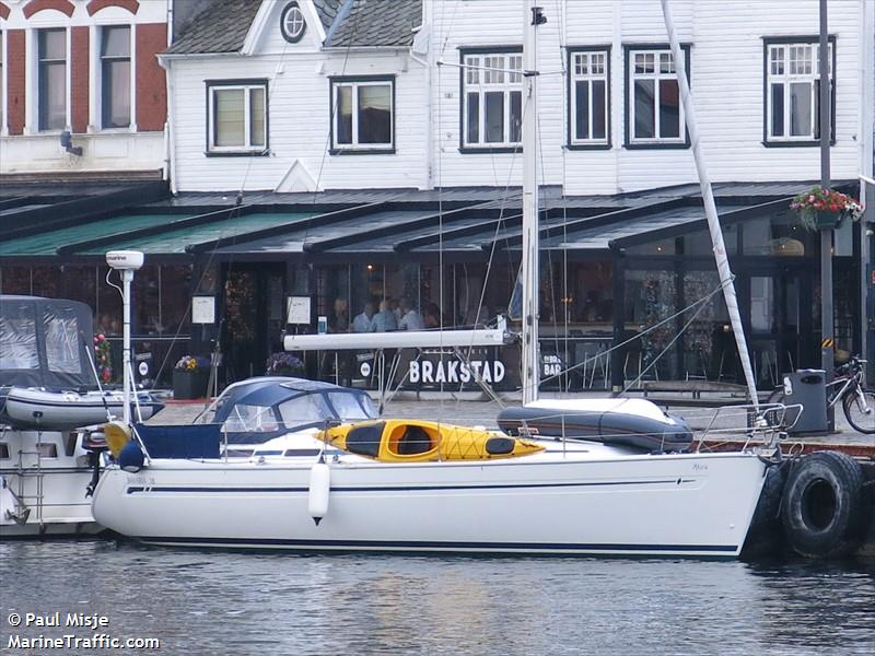 akira (Sailing vessel) - IMO , MMSI 257605080, Call Sign LJ7950 under the flag of Norway
