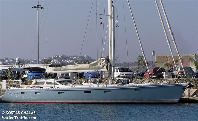 sy dawnbreaker (Sailing vessel) - IMO , MMSI 265589130, Call Sign SIGF under the flag of Sweden