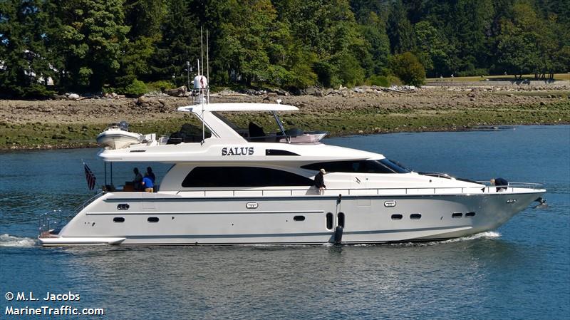 salus (Pleasure craft) - IMO , MMSI 367674960, Call Sign WDI2123 under the flag of United States (USA)