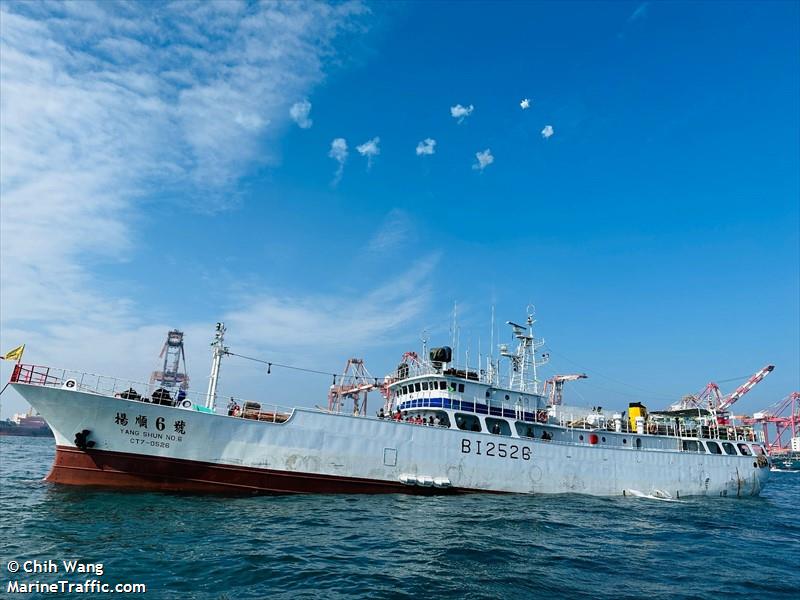 yang shun no6 (Fishing vessel) - IMO , MMSI 416338000 under the flag of Taiwan