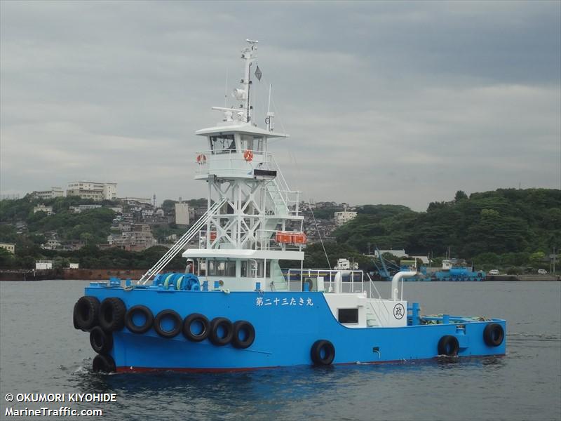 dai23takimaru (Tug) - IMO , MMSI 431006331 under the flag of Japan