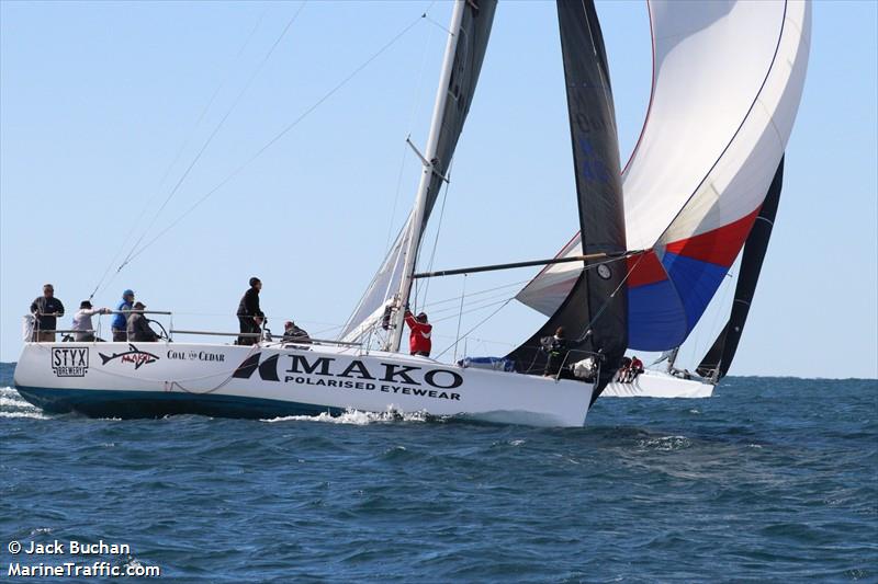 mako (Sailing vessel) - IMO , MMSI 503082310, Call Sign MAKO under the flag of Australia