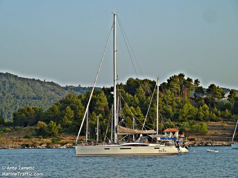 taiko (Sailing vessel) - IMO , MMSI 512401000, Call Sign ZMW4343 under the flag of New Zealand