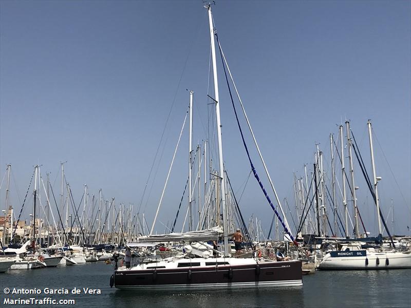 sy dali (Sailing vessel) - IMO , MMSI 225988701, Call Sign 433491 under the flag of Spain