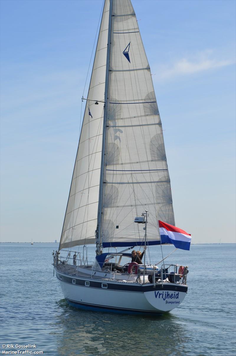 vrijheid (Sailing vessel) - IMO , MMSI 244013450, Call Sign PB9852 under the flag of Netherlands