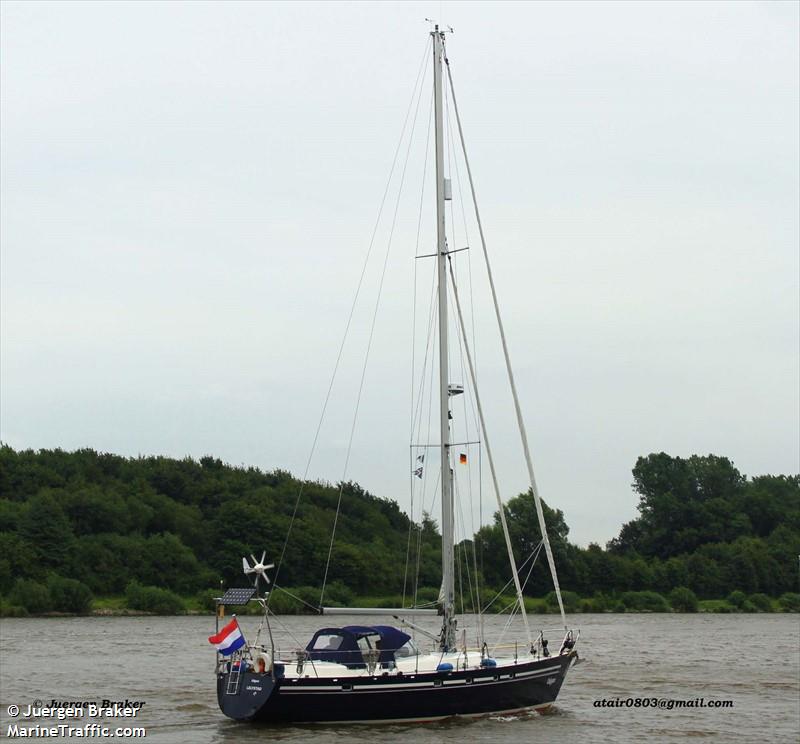 calypso (Sailing vessel) - IMO , MMSI 244050052, Call Sign PE9515 under the flag of Netherlands