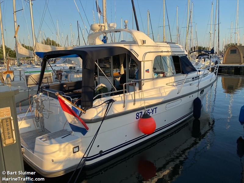 hendrik de witte (Pleasure craft) - IMO , MMSI 244138871, Call Sign PI5428 under the flag of Netherlands