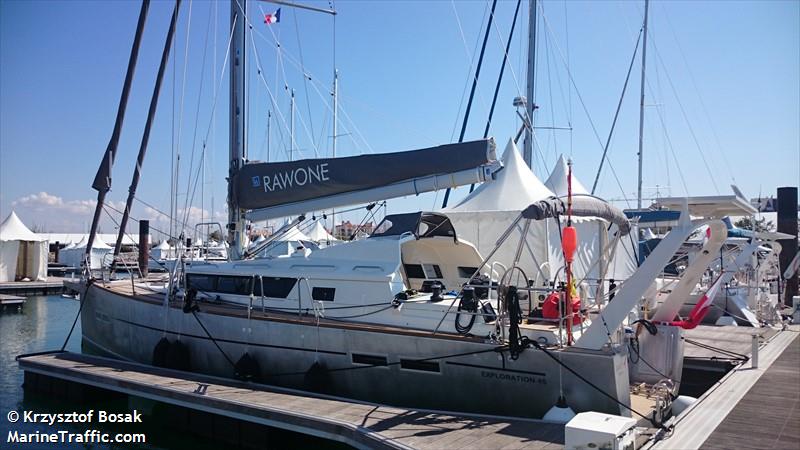 raw one (Pleasure craft) - IMO , MMSI 261031010, Call Sign SPS3313 under the flag of Poland
