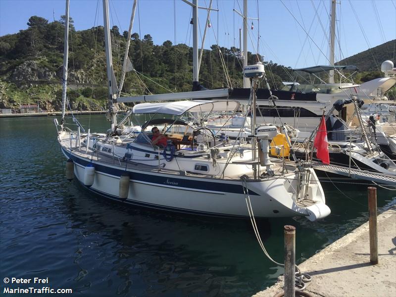sy-norina (Sailing vessel) - IMO , MMSI 269819000, Call Sign HBY3438 under the flag of Switzerland