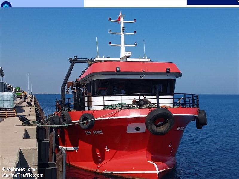 ege derin (Diving ops) - IMO , MMSI 271047587, Call Sign TCA5873 under the flag of Turkey