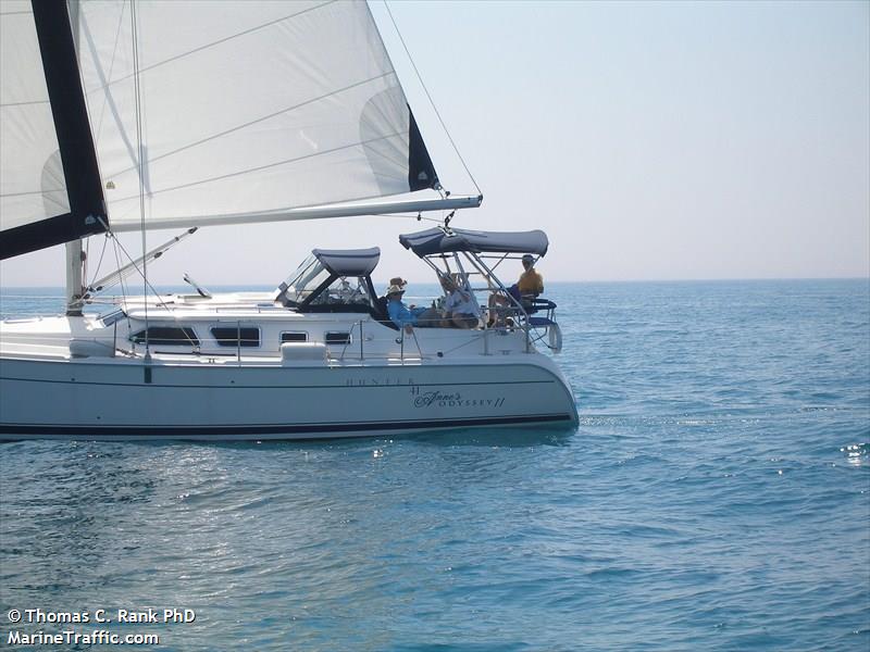 annes odyssey ii (Sailing vessel) - IMO , MMSI 338102414 under the flag of USA