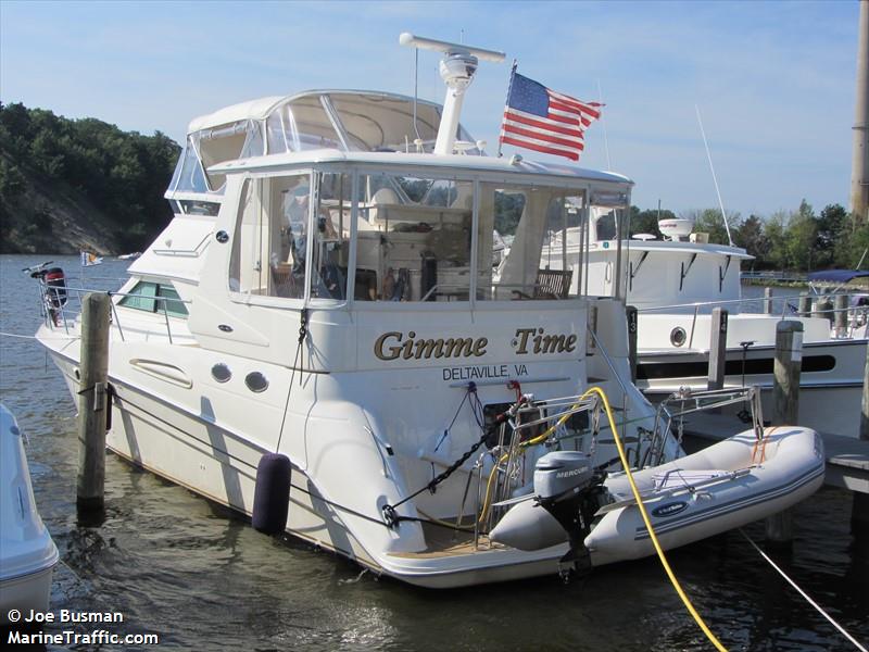 gimme time (Pleasure craft) - IMO , MMSI 338115244 under the flag of USA
