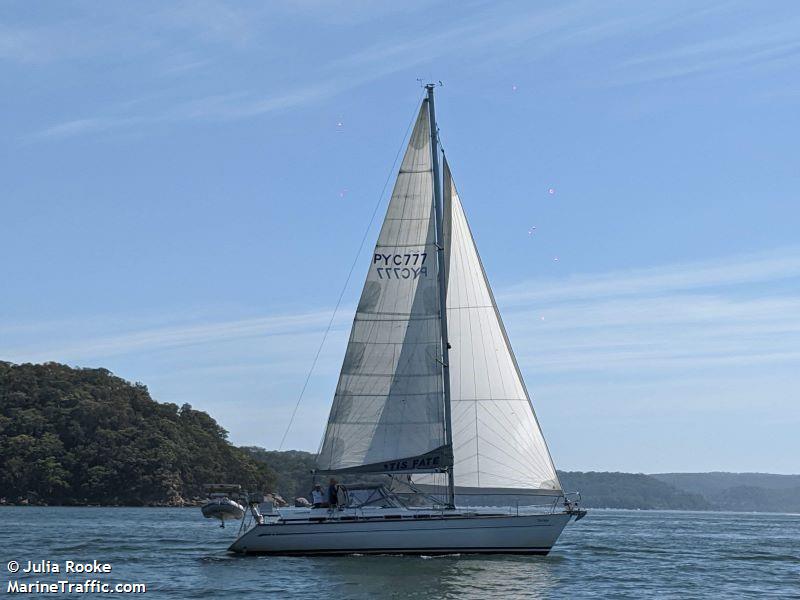 tis fate (Sailing vessel) - IMO , MMSI 503094560, Call Sign ALG65Q under the flag of Australia