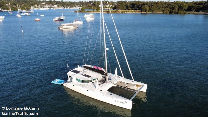 sv casana (Sailing vessel) - IMO , MMSI 503105780 under the flag of Australia