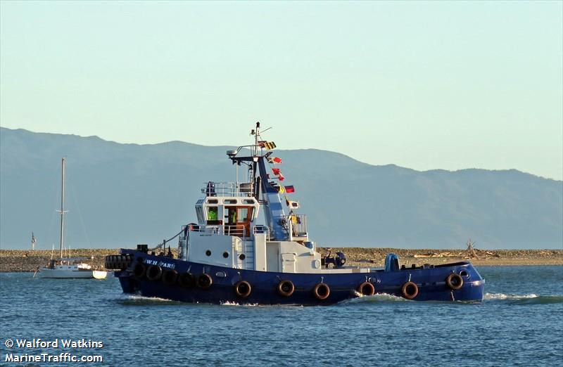 wh parr (Tug) - IMO , MMSI 512004353, Call Sign ZMGP under the flag of New Zealand