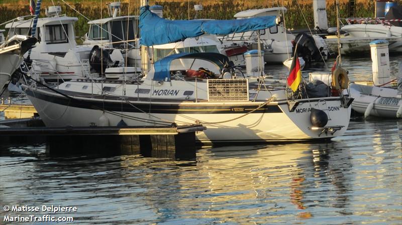 morian (Sailing vessel) - IMO , MMSI 211793320, Call Sign DJ5697 under the flag of Germany