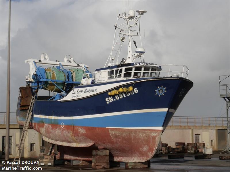 fv le cap hornier (Fishing vessel) - IMO , MMSI 227591730, Call Sign FL2576 under the flag of France