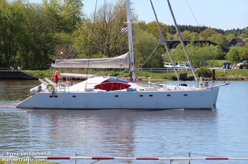 ouvea v (Sailing vessel) - IMO , MMSI 227825260, Call Sign FOED under the flag of France