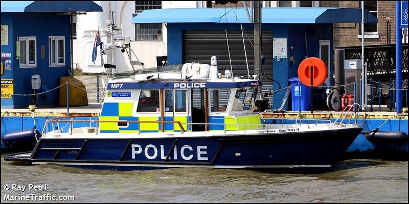 nina mackay ii (Law enforcment) - IMO , MMSI 235068426, Call Sign 2BQK8 under the flag of United Kingdom (UK)