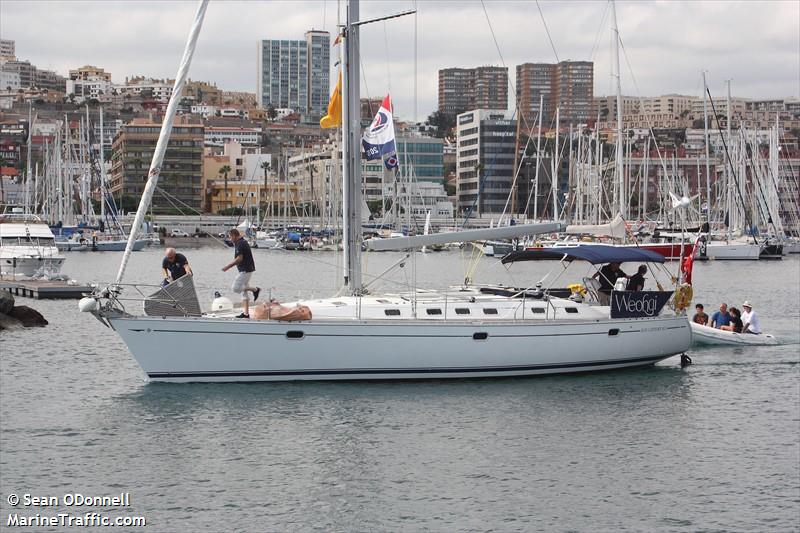 weoghi (Sailing vessel) - IMO , MMSI 235080591, Call Sign 2DNU3 under the flag of United Kingdom (UK)