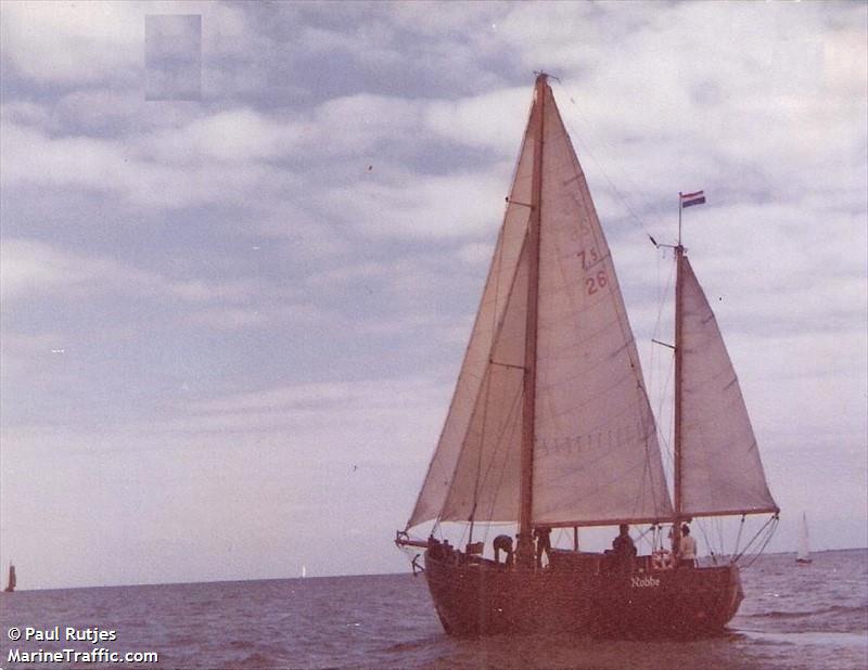 robbe (Sailing vessel) - IMO , MMSI 244005773, Call Sign PF7845 under the flag of Netherlands