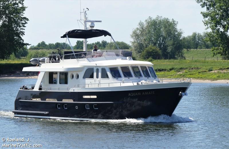 aquam amate (Pleasure craft) - IMO , MMSI 244011874, Call Sign PC6615 under the flag of Netherlands