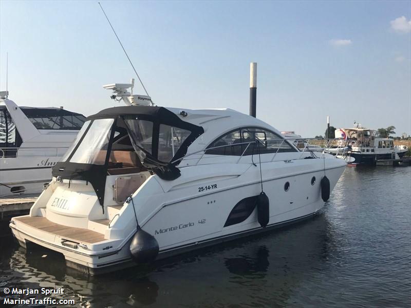 emily (Pleasure craft) - IMO , MMSI 244830363, Call Sign PH9888 under the flag of Netherlands