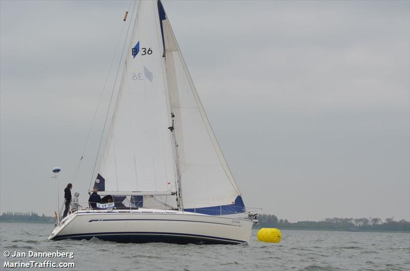 ermada (Sailing vessel) - IMO , MMSI 244850252, Call Sign PF5248 under the flag of Netherlands