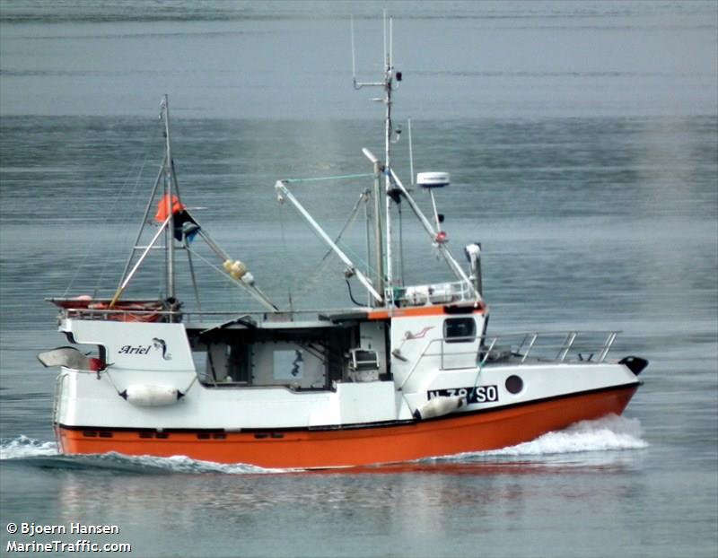 ariel n38so (Fishing vessel) - IMO , MMSI 257301120, Call Sign LM5689 under the flag of Norway