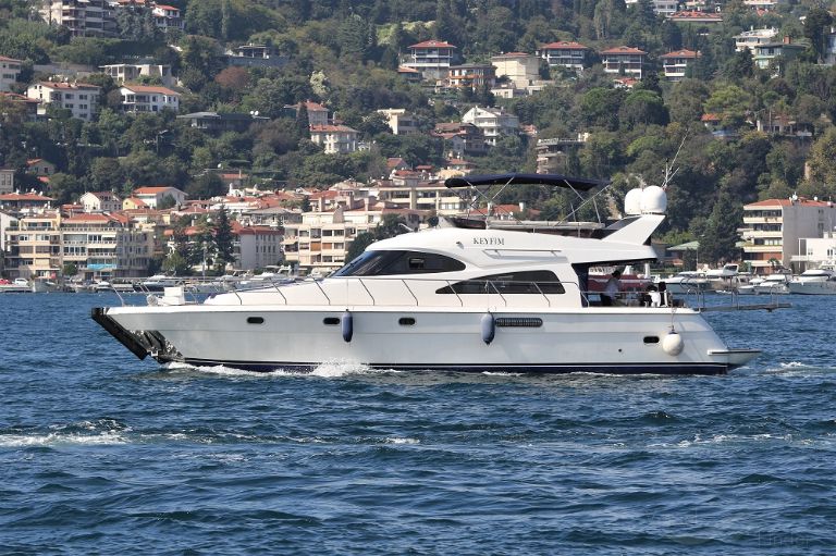 keyfim (Pleasure craft) - IMO , MMSI 271042799, Call Sign YM6056 under the flag of Turkey