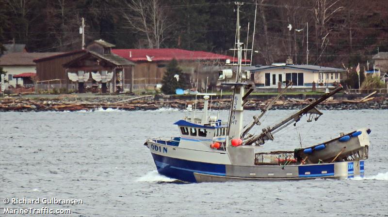 odin (Fishing vessel) - IMO , MMSI 367150610, Call Sign WBD5740 under the flag of United States (USA)