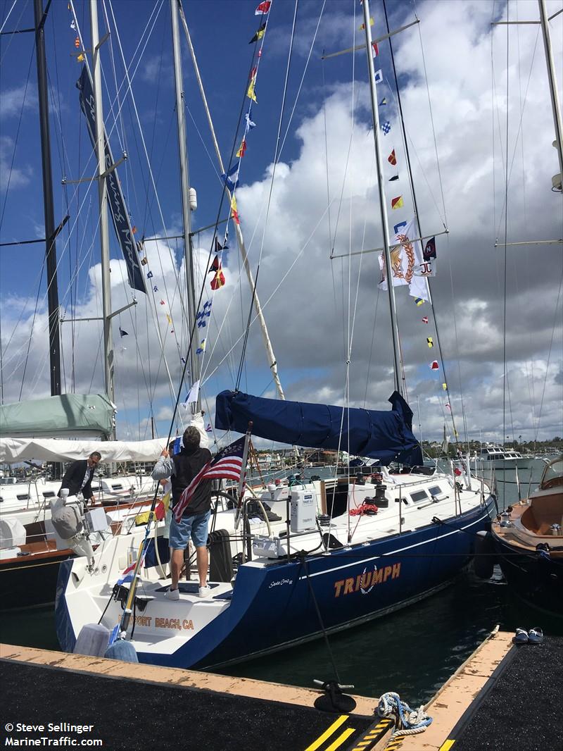 triumph (Sailing vessel) - IMO , MMSI 367536490, Call Sign WDI7857 under the flag of United States (USA)