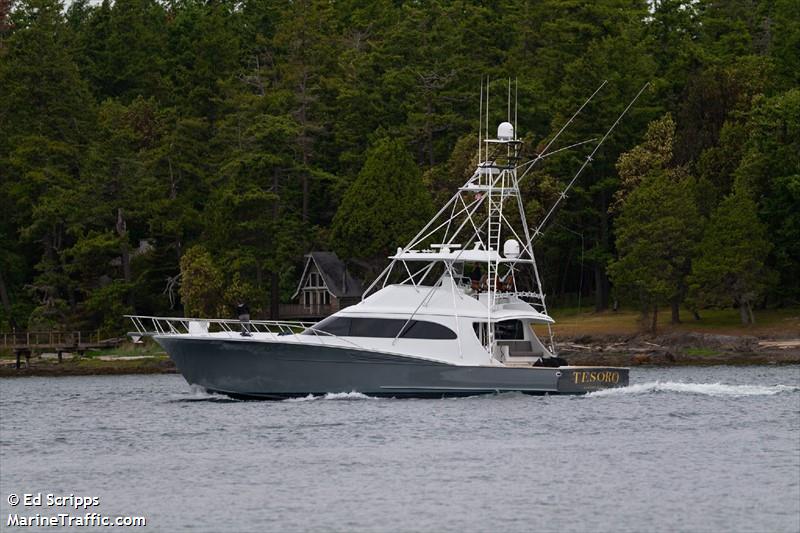 tesoro (Pleasure craft) - IMO , MMSI 368169370, Call Sign WDL8421 under the flag of United States (USA)