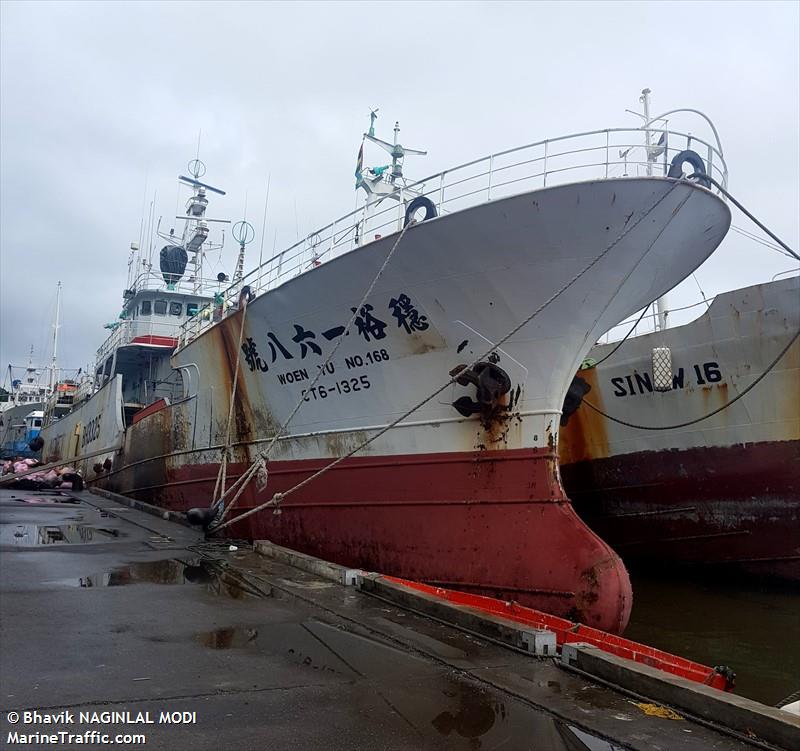 wen yu no168 (Fishing vessel) - IMO , MMSI 416791000 under the flag of Taiwan