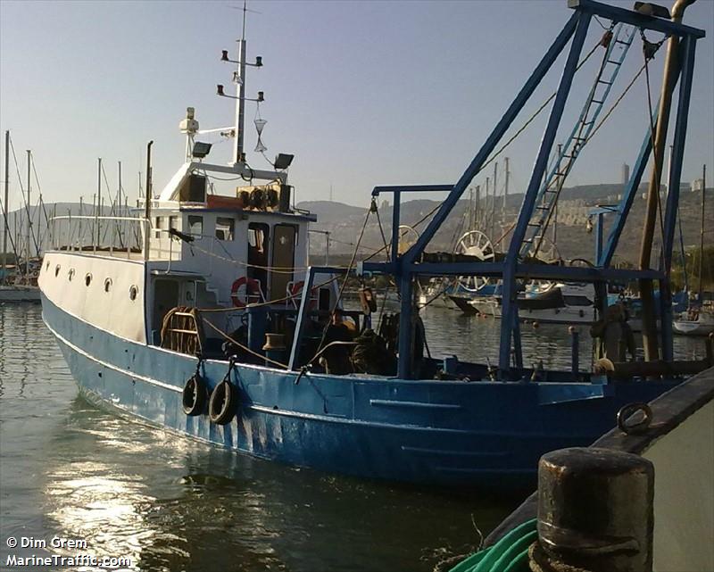 mevohot yam (Fishing vessel) - IMO , MMSI 428150078, Call Sign MVTYAM under the flag of Israel