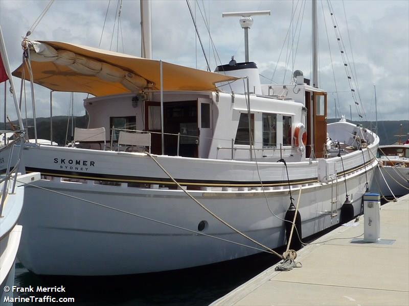 skomer (Pleasure craft) - IMO , MMSI 503629200, Call Sign BCK199N under the flag of Australia