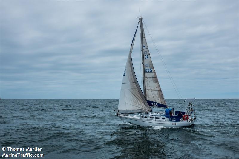 keg (Sailing vessel) - IMO , MMSI 601604100, Call Sign ZR8616 under the flag of South Africa
