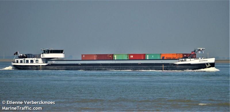 alcatraz (Cargo ship) - IMO , MMSI 205205690, Call Sign OT2056 under the flag of Belgium
