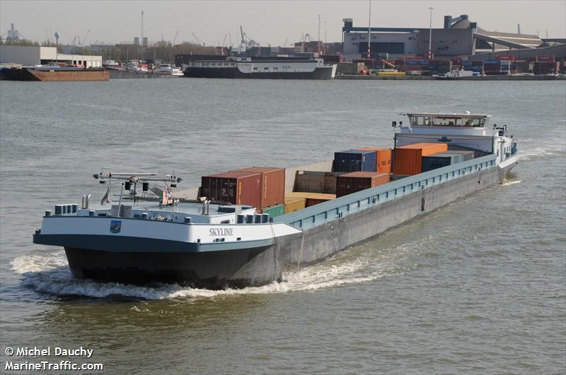 skyline (Cargo ship) - IMO , MMSI 205345090, Call Sign OT3450 under the flag of Belgium