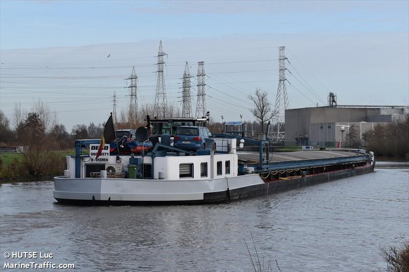 dego (Cargo ship) - IMO , MMSI 205365590, Call Sign OT3655 under the flag of Belgium