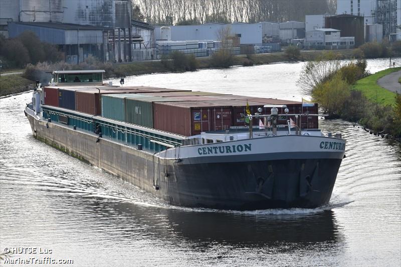 centurion (Cargo ship) - IMO , MMSI 205503190, Call Sign OT5031 under the flag of Belgium