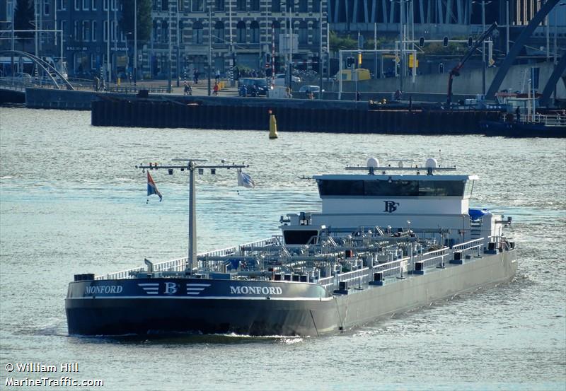 monford (Tanker) - IMO , MMSI 205549490, Call Sign OT5494 under the flag of Belgium