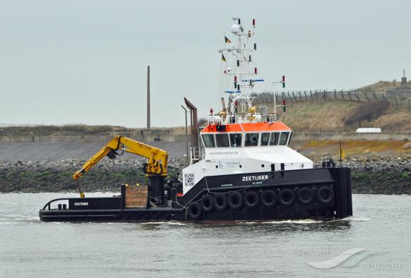 zeetijger (Tug) - IMO 9581526, MMSI 205595000, Call Sign ORBO under the flag of Belgium